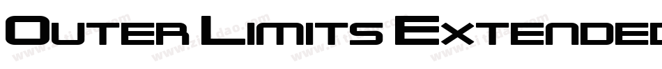 Outer Limits Extended Italic字体转换